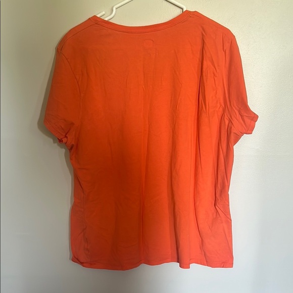 Hanes Orange Relaxed Short Sleeve T-Shirt - Picture 3 of 8